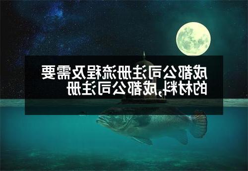 成都公司注册流程及需要的材料,成都公司注册