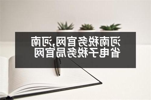 河南税务官网,河南省电子税务局官网